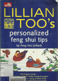 Lillian Too's Personalized Feng Shui Tips