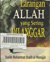 larangan allah yang sering dilanggar