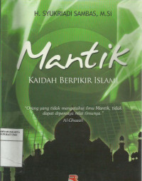 Mantik: Kaidah berpikir islami