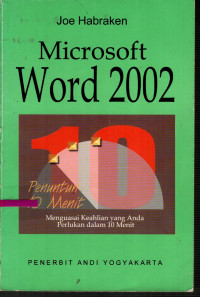 Microsoft Word 2002