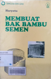 Membuat bak bambu semen