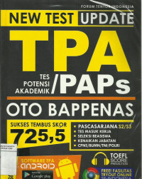 New test update TPA/PAPs: Oto Bappenas