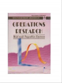 Operation research (model-model pengambilan keputusan)