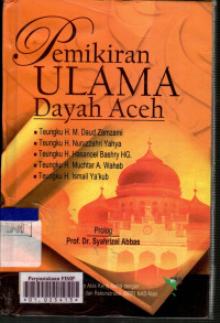 Pemikiran Ulama Dayah Aceh