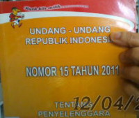 Undang-Undang RI No.15 Tahun 2011 Tentang Penyelenggaraan Pemilu