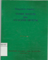 Pengantar tentang teori sistem dan analisis sistem