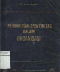 Pengukuran efektivitas dalam organisasi