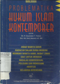 Problematika hukum Islam kontemporer buku ketiga