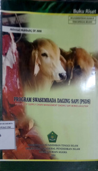 Program swasembada daging sapi (PSDS): perspetif supply chain management daging sapi berkelanjutan