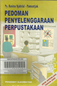 pedoman penyelenggaraan perpustakaan