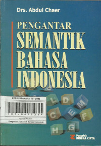 Pengantar Semantik Bahasa Indonesia