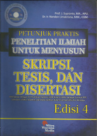 petunjuk praktis penelitian ilmiah untuk menyusun skripsi,tesis dan disertasi