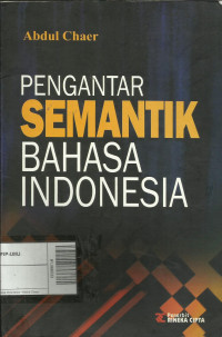 Pengantar semantik bahasa indonesia