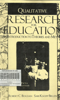 qualitative research for education : an introduction to theories and methods