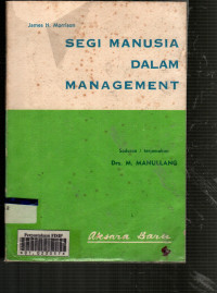 Segi Manusia dalam Management: The Human Side of Management