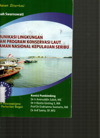 Komunikasi Lingkungan dalam Program Konservasi Laut di Taman Nasional Kepulauan Seribu