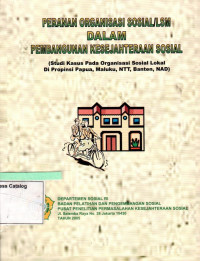 Peranan Organisasi Sosial/Lsm dalam Pembangunan Kesejahteraan Sosial