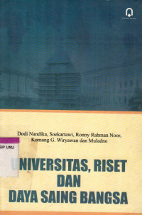 Universitas, Riset dan Daya Saing Bangsa