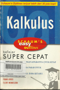 Schaum's Easy Outlines Kalkulus Belajar Super Cepat