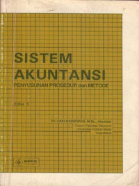 Sistem akuntansi: penyusunan prosedur dan metode