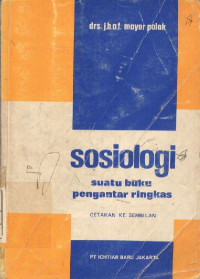 Sosiologi suatu buku pengantar ringkas