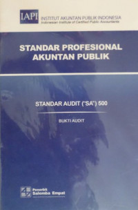 Standar audit (SA) 500: bukti audit