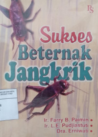 Sukses beternak jangkrik