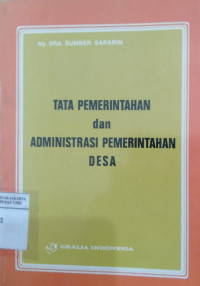 Tata pemerintahan dan administrasi pemerintahan desa