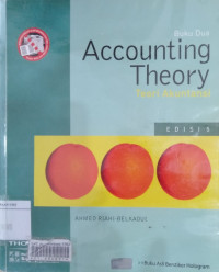 Accounting theory : teori akuntansi buku 2