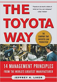 The Toyota way : 14 management principles from the world's greatest manufacturer