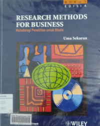 Metodologi penelitian untuk bisnis buku 1