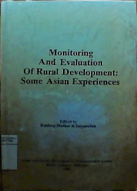 Monitoring And Evaluation Of Rural development some Asian Experiences