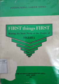 First things first: meeting the basic needs of the people of Nigeria