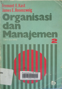 Organisasi dan Manajemen Buku 2