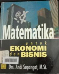 Matematika  untuk ekonomi dan bisnis