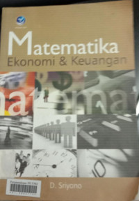 Matematika ekonomi dan keuangan