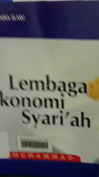 Lembaga Ekonomi Syari'ah