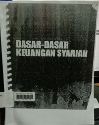 Dasar-Dasar Keuangan Syari'ah