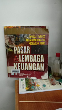 Pasar dan Lembaga Keuangan