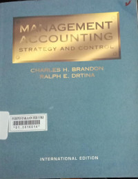 Management accounting : strategy and control