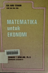 Matematika Untuk Ekonomi