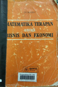 Matematika terapan untuk bisnis dan ekonomi