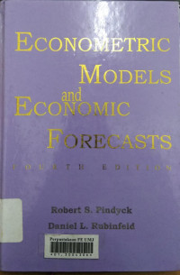 Econometric models and economic forecasts