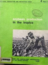 Soybean production in the tropics