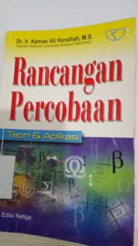 Rancangan percobaan teori & aplikasi