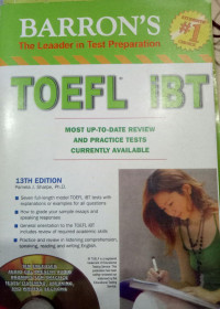 Toefl ibt : internet-based test