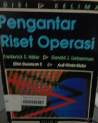 Pengantar riset operasi