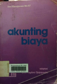 Akuntansi biaya