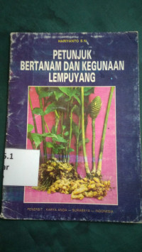 Petunjuk bertanam dan kegunaan lempuyang