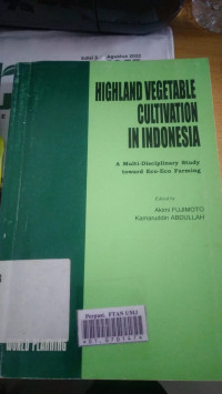 Highland vegetable cultivation in indonesia